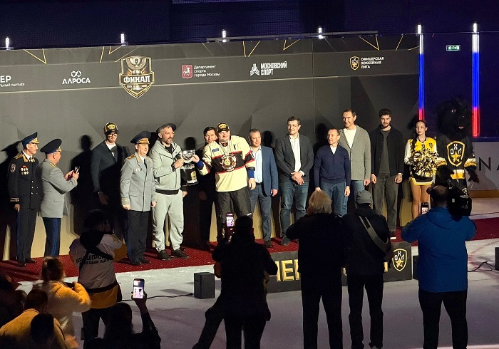 Команда «Финансист» – трёхкратный чемпион Офицерской Хоккейной Лиги!